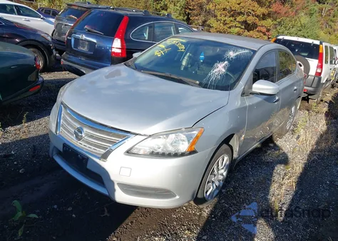 2014 Nissan Sentra S z USA, uszkodzony, nr VIN 3N1AB7APXEL681669
